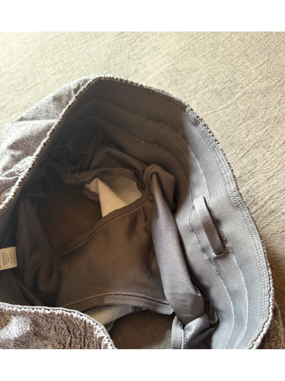 lululemon athletica Heather Gray Athletic Running Shorts 4